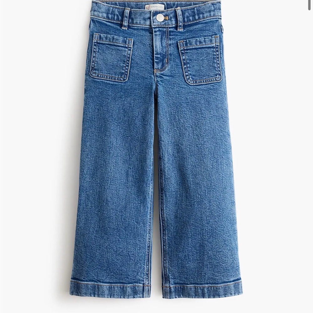 Girls J. Crew Dark Blue Flare Jeans